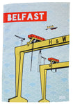 HLM Tea Towel - Belfast H&W Cranes