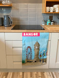 HLM  Tea Towel - McKee Clock Bangor
