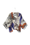 OHS Cobalt Kimono - Butterflies