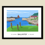 James Kelly Print-Ballintoy Harbour
