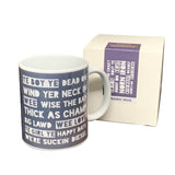 HLM Mug - Phrases Grey