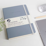VFC A5 Leather Notebook - Dusty Blue
