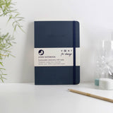 VFC A5 Leather Notebook - Navy Blue