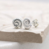PM Ammonite Stud Earrings