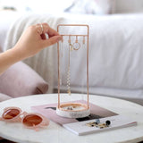 Stackers Large Marble 8 Hook Jewellery Stand