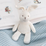 BY Knitted White Bunny Baby Rattle