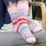PM Pastel Pink mix nordic cosy socks