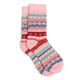 PM Pastel Pink mix nordic cosy socks