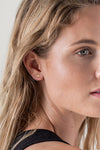 1&8 Earrings - Gold Tiny Heart Stud