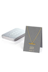 1&8 Necklace - Gold Willow