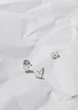 1&8 Earrings - Silver Cupid Studs