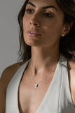 1&8 Necklace - Silver Wave