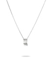 1&8 Necklace - Silver Wave