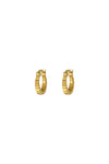 1&8 Earrings - Gold Wren Hoops