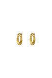 1&8 Earrings - Gold Wren Hoops