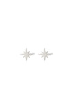 1&8 Earrings - Silver Stella Studs