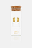 1&8 Earrings - Gold Ines Studs