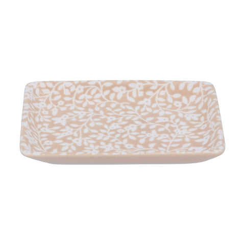 GG Trinket Dish - Beige Floral