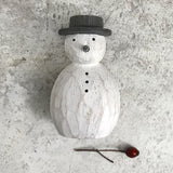 EOI Round Wood Snowman