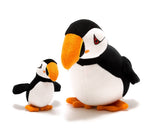 Puffin Soft Toy,  Knitted Cuddly Seabird Toy