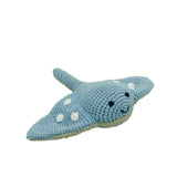 Stingray Baby Rattle, Fair Trade Crochet Organic Cotton