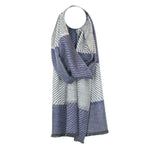 PM Blue Mix Herringbone Scarf