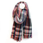 PM Multi Colour Check Scarf