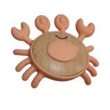 Crab Teether: Ocean Blue
