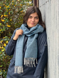 McNutt Lambswool Scarf - Spotted Teal