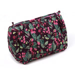 PM Aubergine Quilted Make-up Bag - Sml