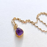 Decadorn Pendant - Carved Amethyst Gold