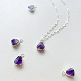 Decadorn Pendant - Carved Amethyst Silver