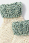 AWM Baby 2 colour sock - Green