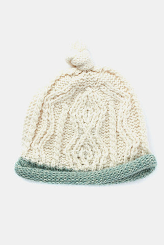 AWM Baby 2 colour Hat - Green