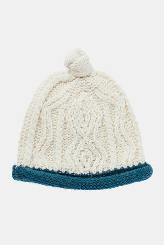 AWM Baby 2 colour Hat - Teal