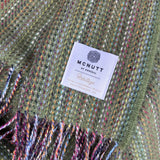 McNutt Irish Wool Throw - Heritage Tweed Meadow Green