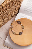 Gist Shell and Hematite magnetic bracelet