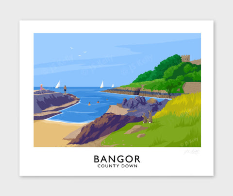 James Kelly Print - Bangor Brompton