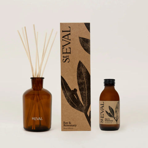 St Eval Reed Diffuser - Bay & Rosemary