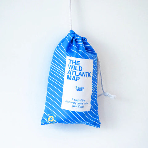 CD Wild Atlantic Map Towel - Blue