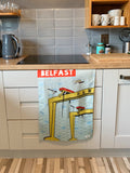 HLM Tea Towel - Belfast H&W Cranes