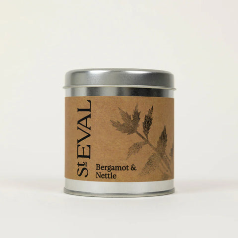 St Eval Scented Tin Candle-Bergamot & Nettle Scented