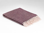McNutt Blanket - Heritage Berry Herringbone