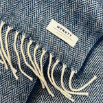 McNutt Lambswool Scarf - Spotted Teal