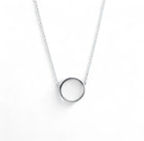 LDB LINKAGE SMALL CIRCLE SILVER PENDENT