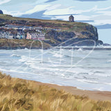 AJD A3 Print - Castlerock Coast