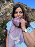 McNutt Linen Scarf - Lilac