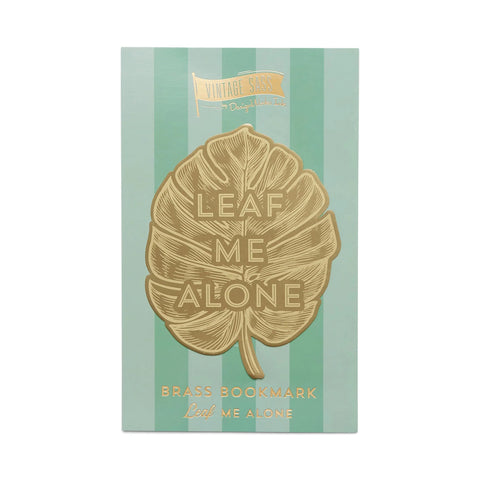 DW Bookmark - Leaf Me Alone