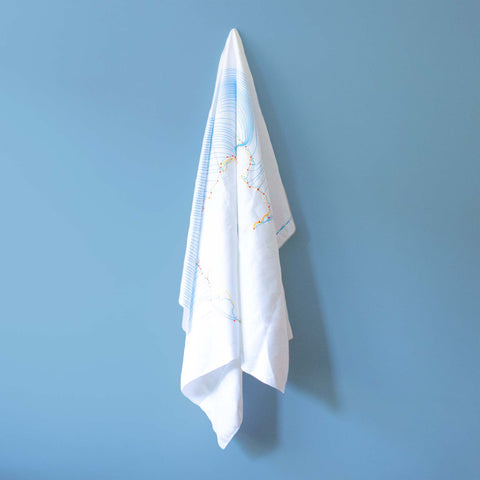 Cowfield North Coast Map Towel