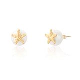 SPK Loralei Starfish Pearl Earrings - Gold